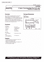 DataSheet LA7578N pdf